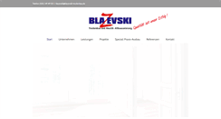 Desktop Screenshot of blazevski-trockenbau.de