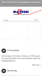 Mobile Screenshot of blazevski-trockenbau.de